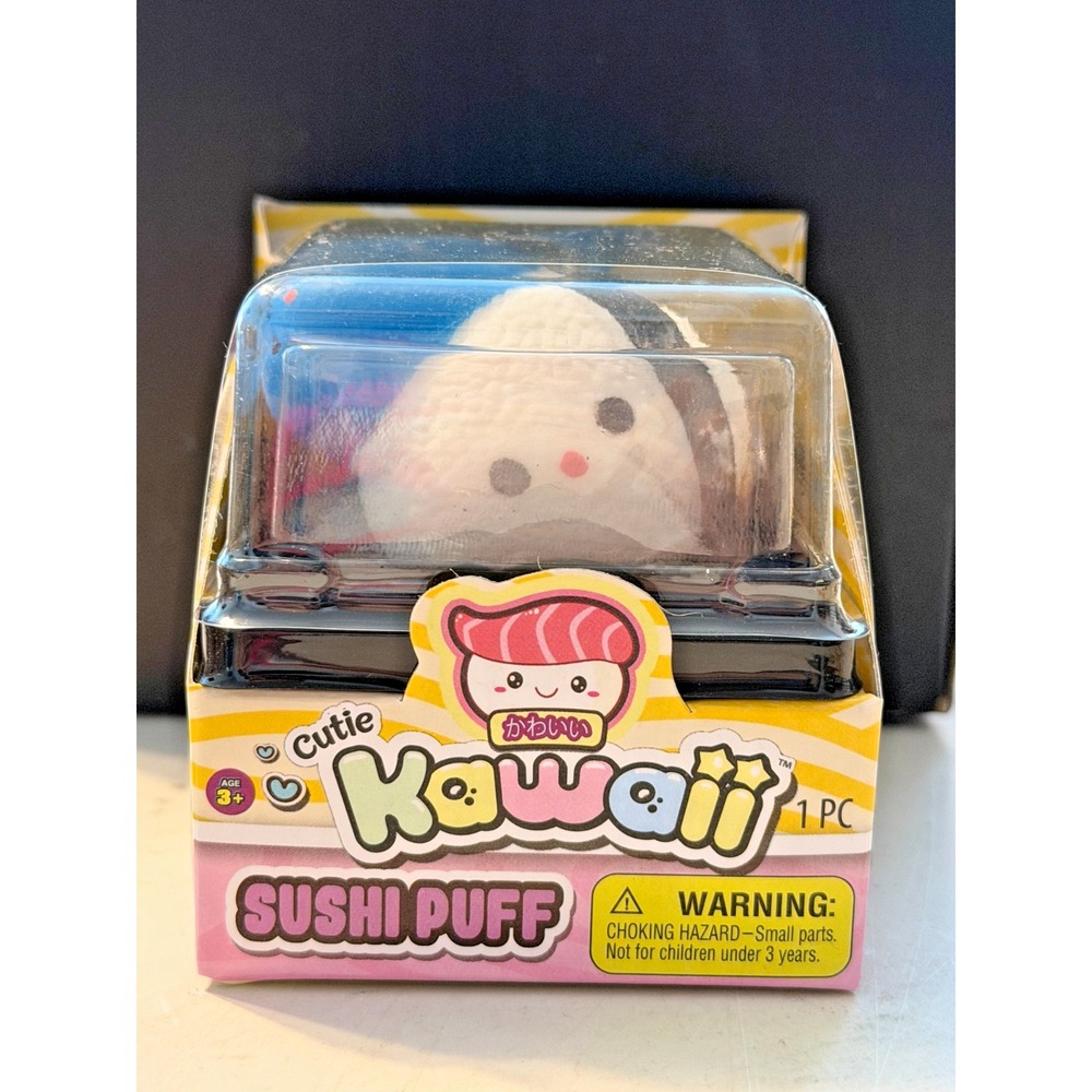 New Ja-Ru Kawaii Cutie Sushi Puff Squishy Toys Sensory Stress Relief Puffs